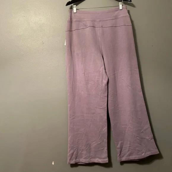 NWT Calvin Klein Performance Sz Large Dark Mauve Wide Leg Sweatpants! - Picture 13 of 15
